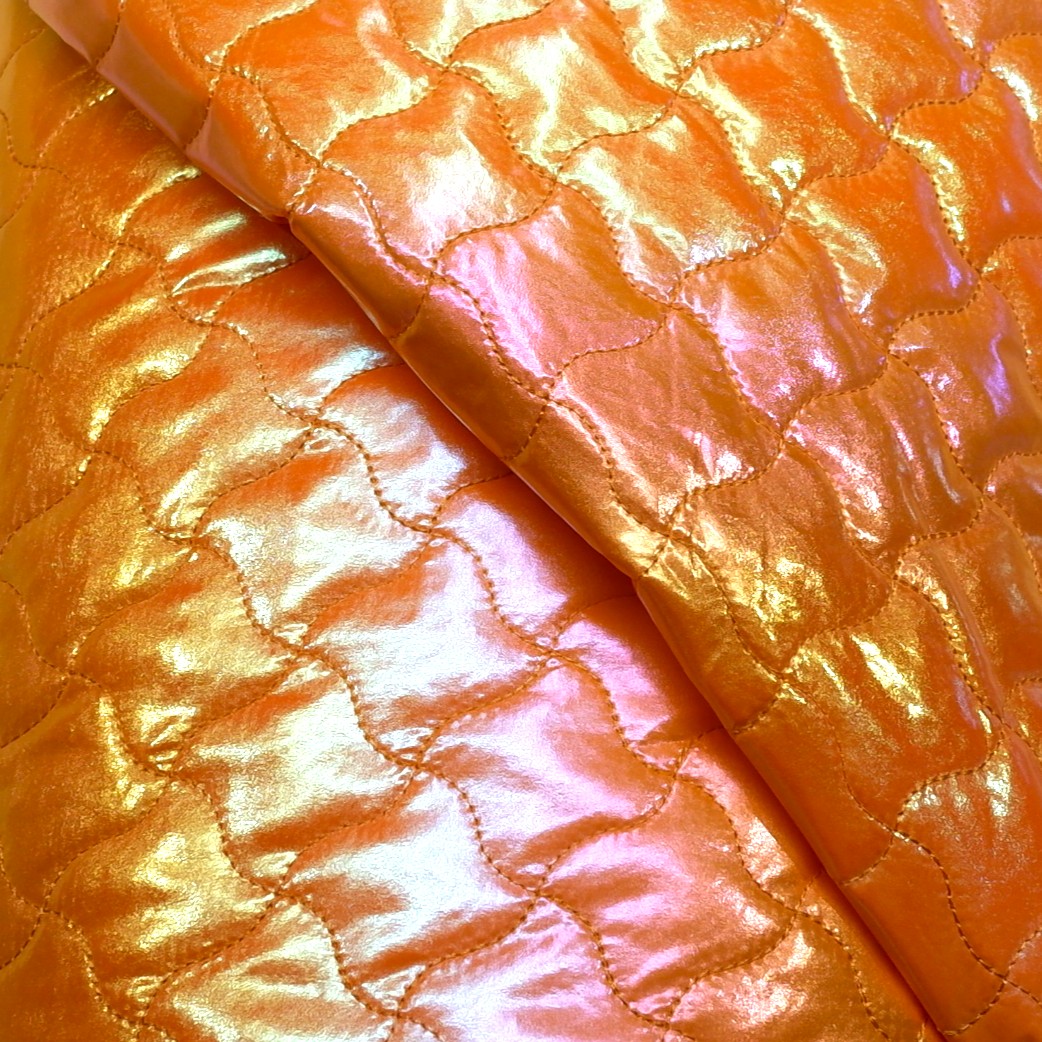 Foil Pearl in oranje tint