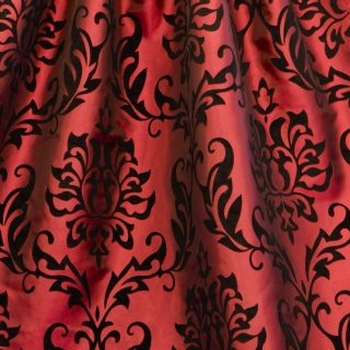 57.1906.021 Taft Flock Luxurious bordeaux