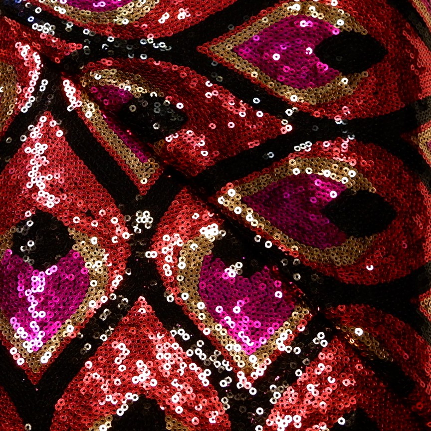 Mesh Paillet Peacock - Afbeelding 3