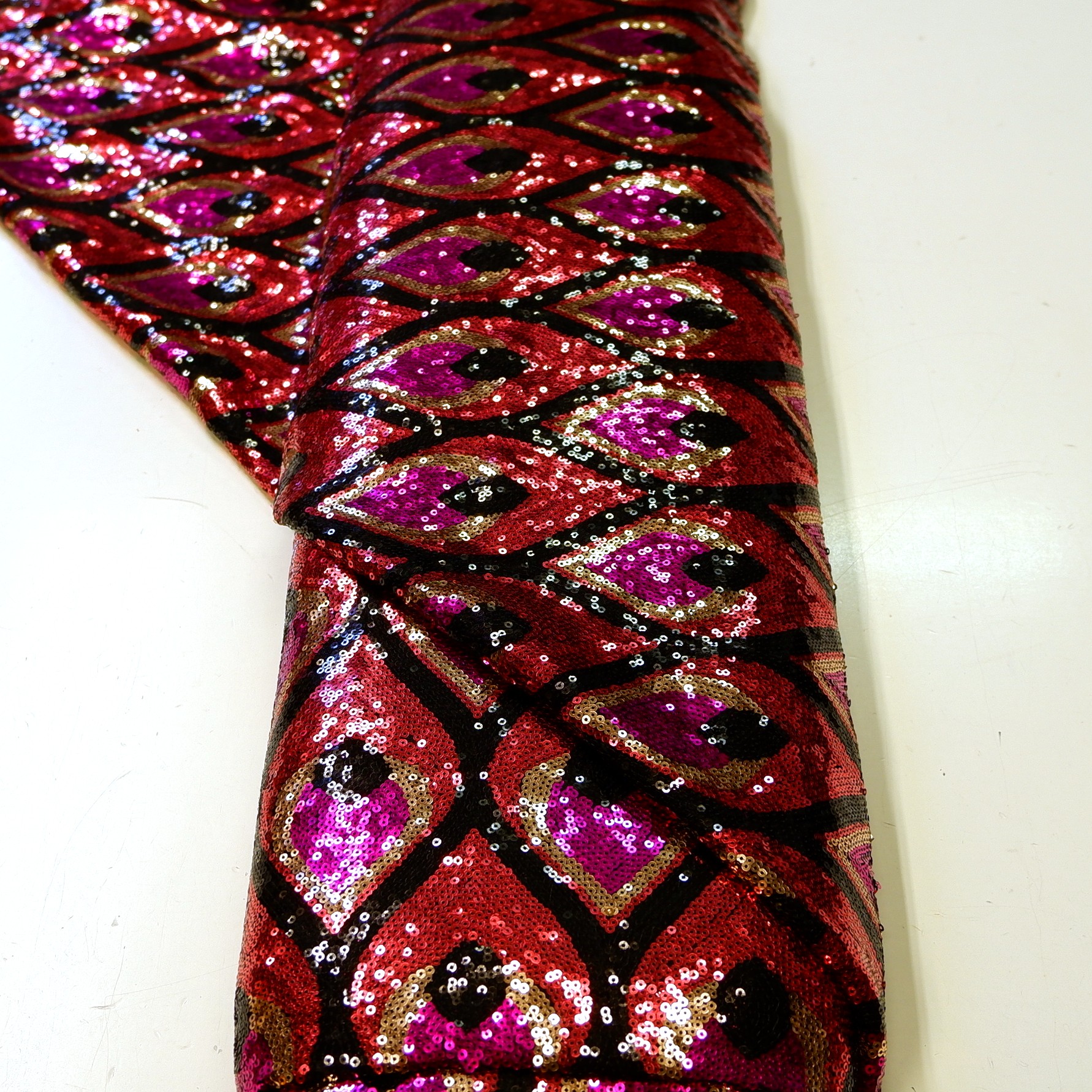 Mesh Paillet Peacock - Afbeelding 4