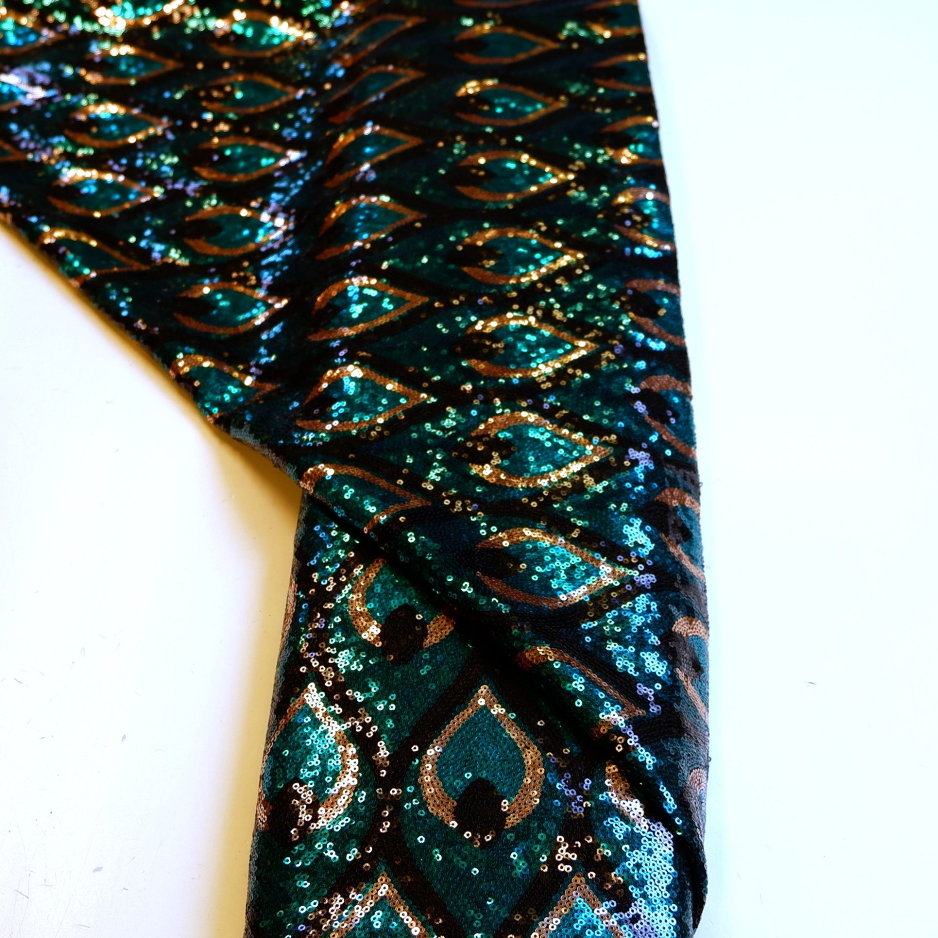 Mesh Paillet Peacock - Afbeelding 6